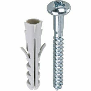 Bucha para Concreto com Parafuso Bemfixa 7mm 30 Peças