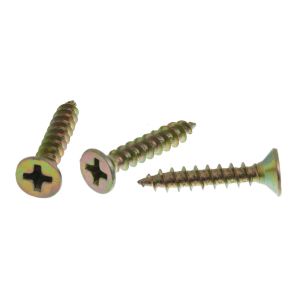 Parafuso de Ferro para Madeira Bemfixa 3,5x20mm Cabeça Chata