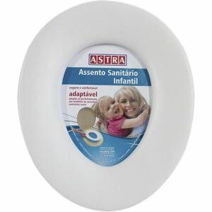 Assento Sanitário Poliéster Infantil Branco Astra