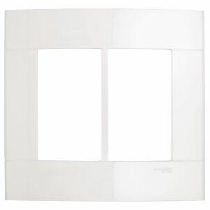 Placa 4"x4" Schneider Decor 6 Módulos Branca