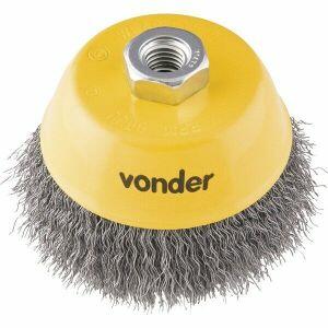 Escova Copo 4'' Vonder Ondulada