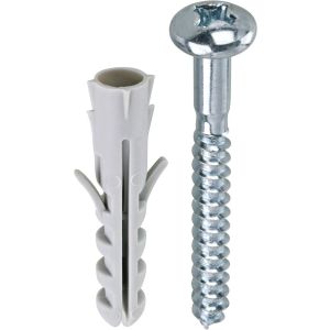 Parafuso de Ferro com Bucha Bemfixa 5,5x50mm 5 Peças