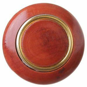 Puxador Zamar Mogno 37mm com Anel Puxador Zamar Mogno 37mm com Anel