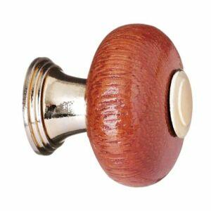 Puxador Zamar Mogno 38mm Puxador Zamar Mogno 38mm
