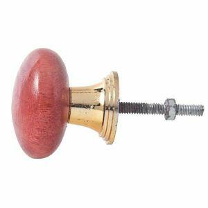 Puxador Zamar Mogno 37mm Puxador Zamar Mogno 37mm
