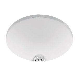 Cuba para Banheiro de Embutir Redonda 36cm Branco Gelo Deca