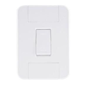 Conjunto Interruptor Tablet 1 Módulo Paralelo 10A Branco Tramontina