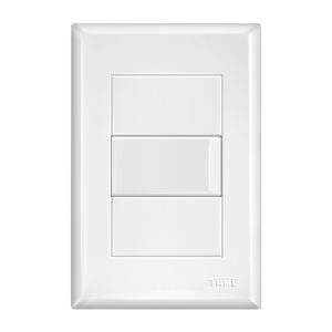 Conjunto Interruptor Evidence 1 Módulo Paralelo Branco 16A Fame