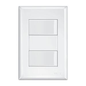 Conjunto Interruptor Evidence 2 Módulos 16A Branco Fame