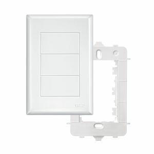 Placa 4"x2" Cega Fame Evidence Branca