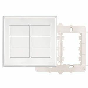 Placa 4"x4" Cega Fame Evidence Branca