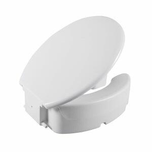 Assento Sanitário Elevado Convencional/Oval Branco Astra