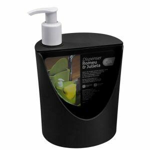 Porta Detergente Romeu e Julieta 600ml Preto Brinox