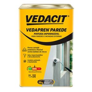 Tinta Vedapren Parede Premium 18kg Branco Vedacit
