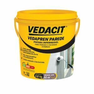 Tinta Vedapren Parede Premium 3,6kg Branco Vedacit