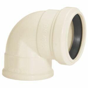 Joelho 90° 40mm Pvc Esgoto Branco com Anel Amanco