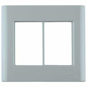 Placa 4"x4" Tramontina Giz 6 Módulos Verde