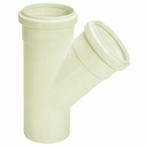Junção Simples 50mm Pvc Esgoto Branco Amanco Junção Simples 50mm Pvc Esgoto Branco Amanco