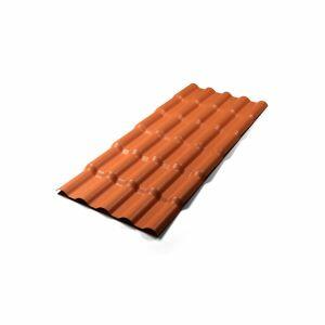 Telha PVC Tubozan 86x230cmx2mm Cerâmica