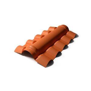 Cumeeira PVC Tubozan Central 0,9mx56cm Cerâmica Cumeeira PVC Tubozan Central 0,9mx56cm Cerâmica
