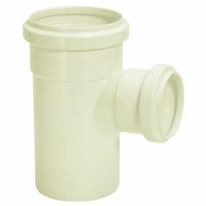 Tee com Redução 100x75mm Pvc Esgoto Branco Amanco