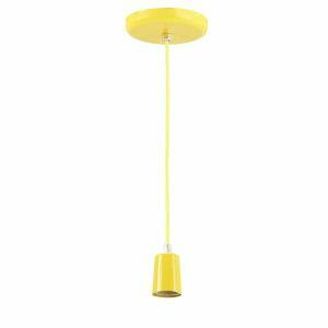 Pendente Dital Vision 1 Lâmpada Amarelo