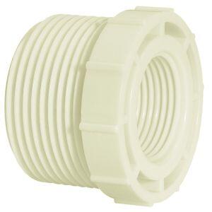 Bucha Redução 3/4x1/2" Pvc Roscavel Branco Amanco