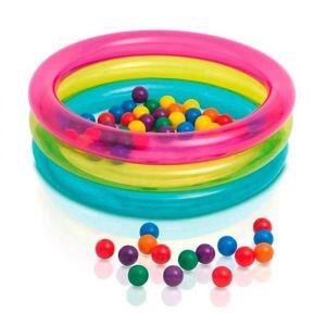 Piscina Inflável Infantil Intex 86x25cm Bolinha Multi Color Piscina Inflável Infantil Intex 86x25cm Bolinha Multi Color