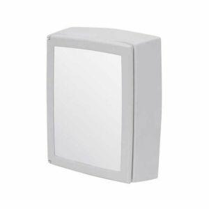 Espelheira para Banheiro Astra 36,9x30cm PVC Branco A52