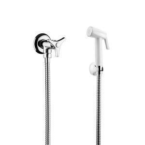 Ducha Higiênica Lorenzetti com Registro LorenWay 1/2" Branco/Cromado