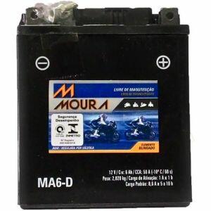 Bateria Moura 6Ah MA6-D Bateria Moura 6Ah MA6-D