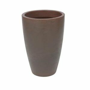 Vaso Redondo Malta Cone 55x38cm Rusty Vasart