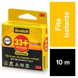 Fita Isolante 3M Scotch 19mmx10m Preta Fita Isolante 3M Scotch 19mmx10m Preta
