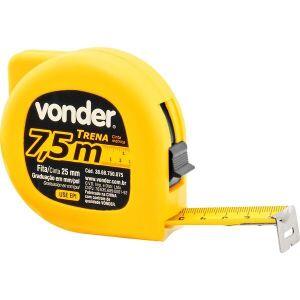 Trena de Aço 7,5m com Trava Vonder Trena de Aço 7,5m com Trava Vonder
