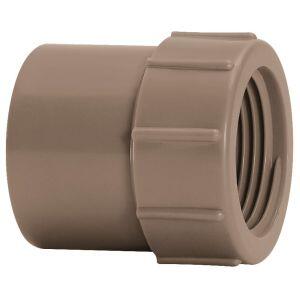 Luva 25mmx3/4" Pvc Sold Marrom Amanco