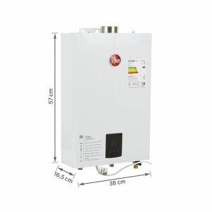 Aquecedor de Água a Gás Prestige GN Digital 26L/min Branco Rheem