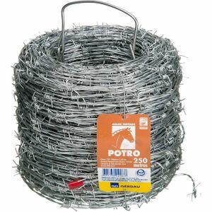 Arame Aço Farpado Potro Bitola 1,6mm 250m Gerdau