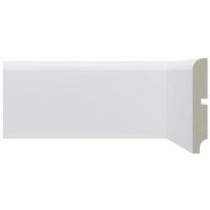 Rodapé Poliestireno Moderna 550 10cmx2,4m Branco Santa Luzia