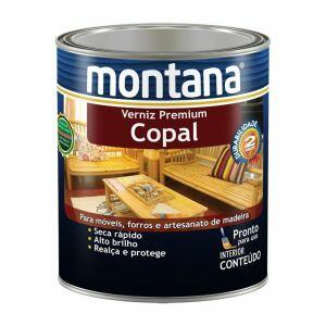 Verniz Copal Premium 900ml Transparente Brilhante Montana