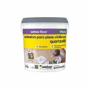 Adesivo Vinílico 4kg Branco Quartzolit