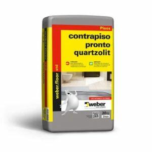 Argamassa Contrapiso 20kg Cinza Quartzolit