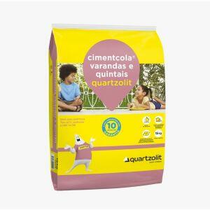 Argamassa Varandas/Quintais Quartzolit 20kg Cinza