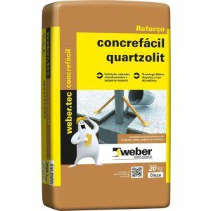 Concreto 20kg Concrefácil Quartzolit