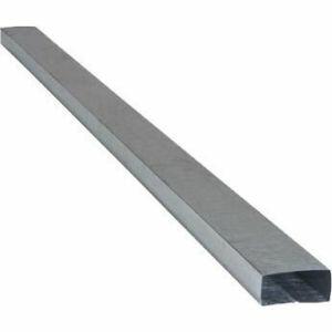 Tubo Descida Retangular Galvanizado 2m Calha Forte Tubo Descida Retangular Galvanizado 2m Calha Forte