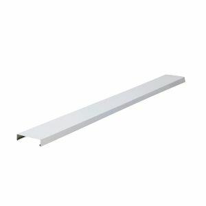 Rufo Galvanizado Calha Forte Capa 2m para Muro 17cm Branco