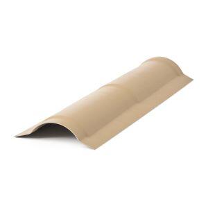 Cumeeira PVC Tubozan Lateral 0,86m Marrom Cumeeira PVC Tubozan Lateral 0,86m Marrom