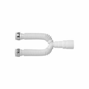 Sifão Tubo Extensivo Duplo Universal Branco Blukit