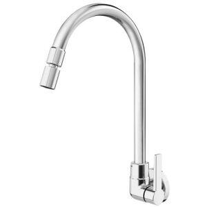 Torneira para Cozinha de Parede Bica Alta 1/2" Gali Cromado Docol