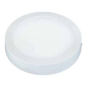 Painel LED Painel Sobrepor 12W 3000K 17cm Redondo Autovolt Luz Amarela Taschibra