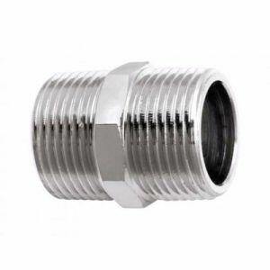 Niple Duplo Blukit 1/2'' Cromado
